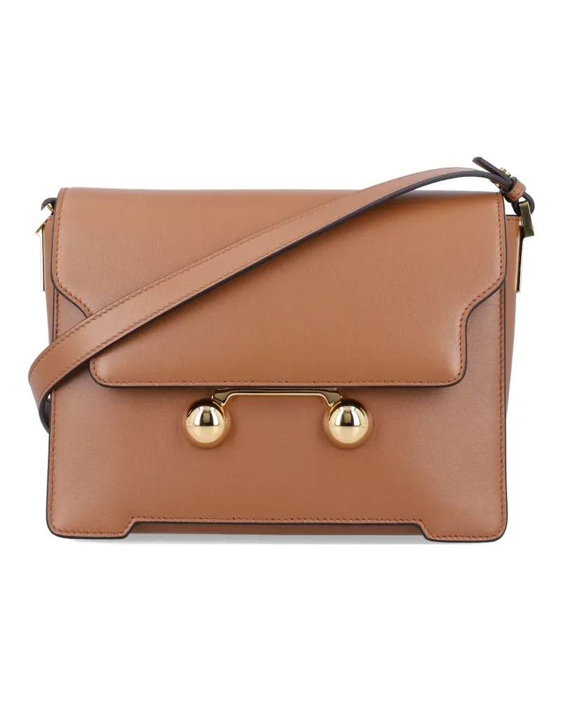 Marni Mittelgroße Trunkaroo Schultertasche - Braun Braun