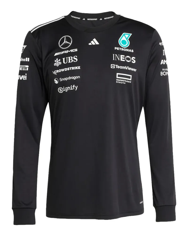 adidas AMG Petronas Formula One Team Driver T-Shirt - Schwarz Schwarz