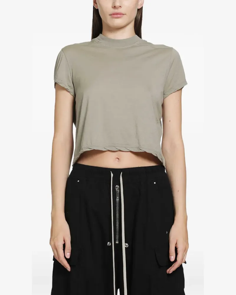 DRKSHDW by Rick Owens Small Level Cropped-T-Shirt - Grau Grau