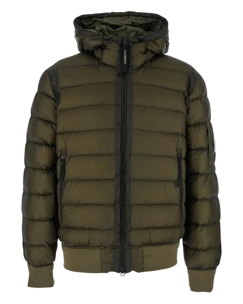 C.P. Company lent-detail down jacket - Grün Grün