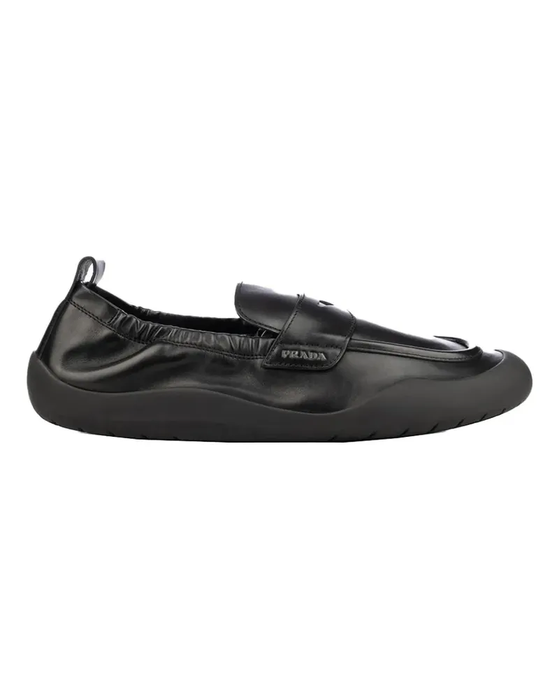 Prada Speedrock elasticated leather loafers - Schwarz Schwarz
