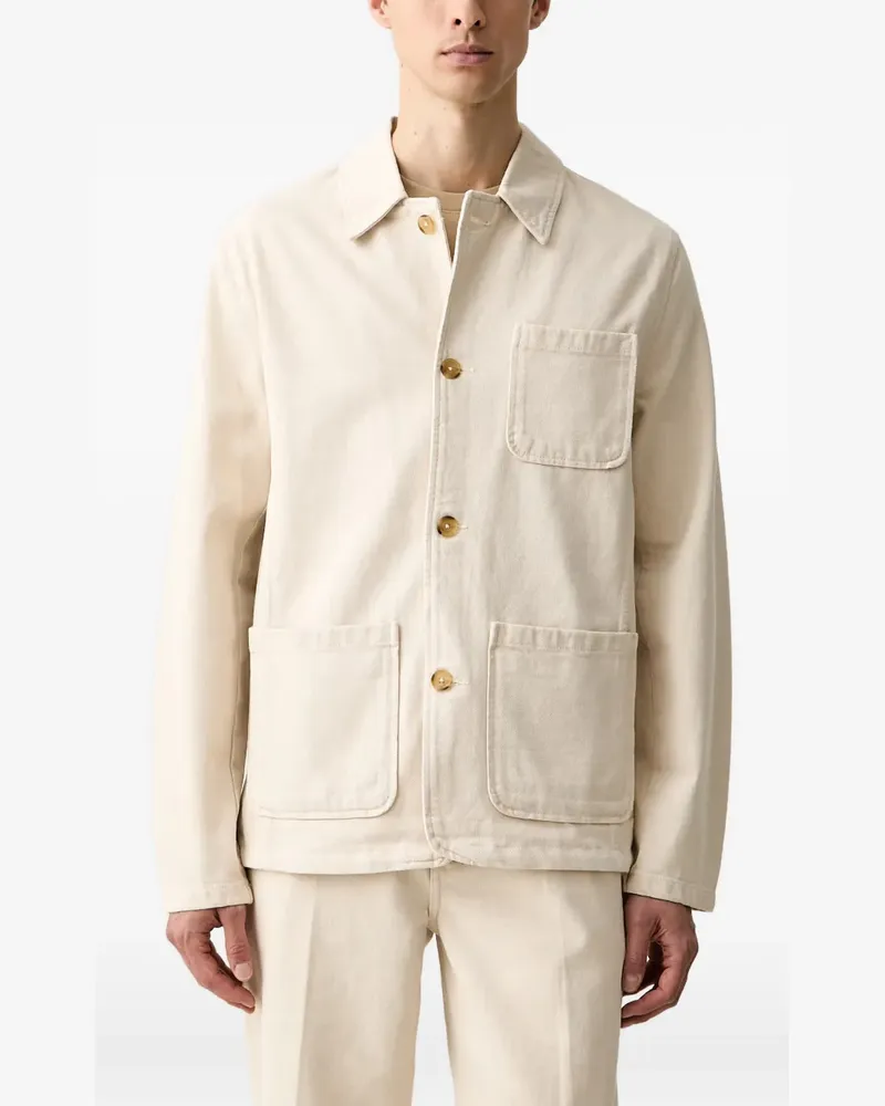 Michael Kors Geknöpfte Jacke mit Taschendetail - Nude Nude