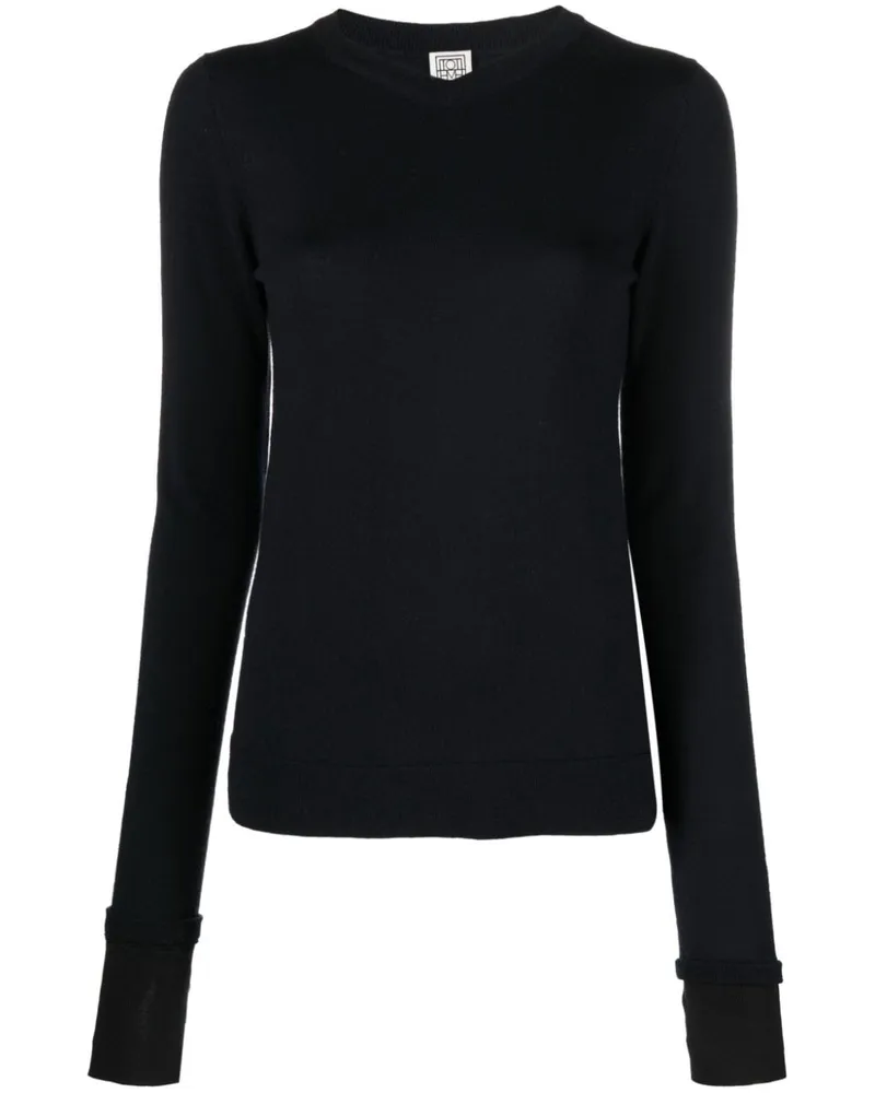 Totême Pullover mit rundem Ausschnitt - Blau Blau