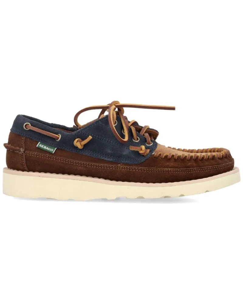 Sebago Cayuga Wildleder-Segelschuhe Braun