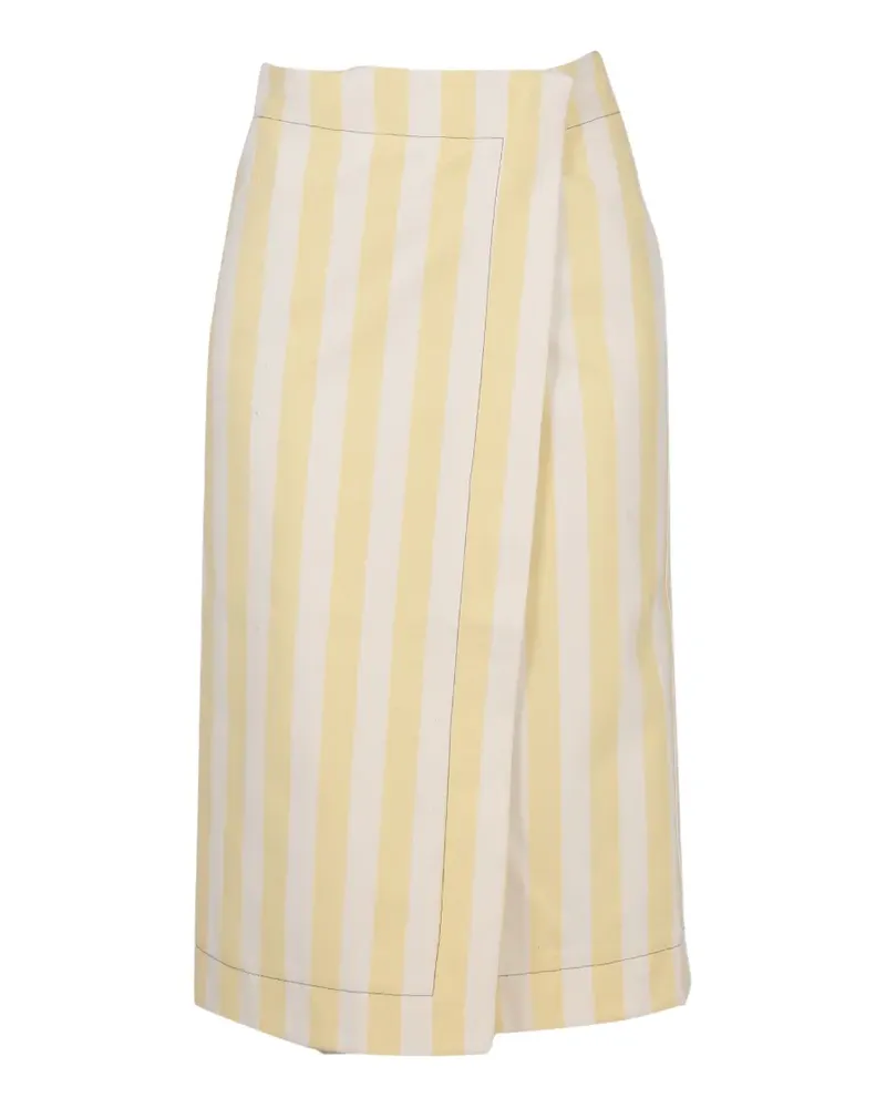 SUNNEI Gestreifter Wickelrock - Gelb Gelb