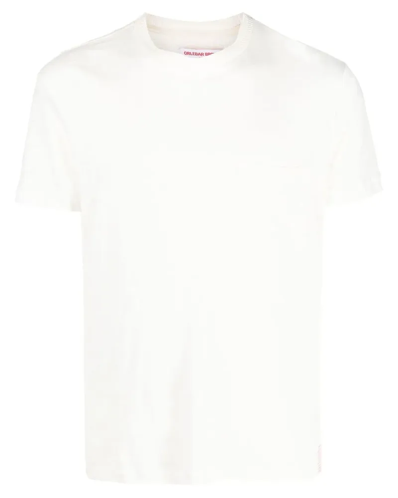 Orlebar Brown T-Shirt aus Leinen - Weiß Weiß