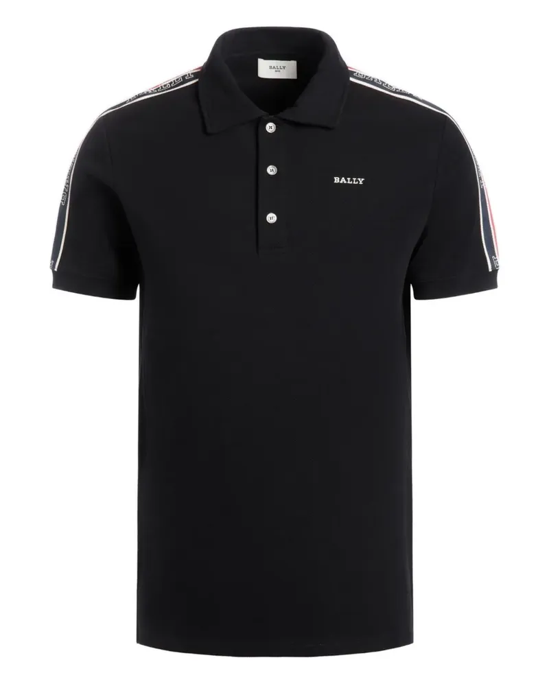 Bally Poloshirt aus Piqué - Schwarz Schwarz