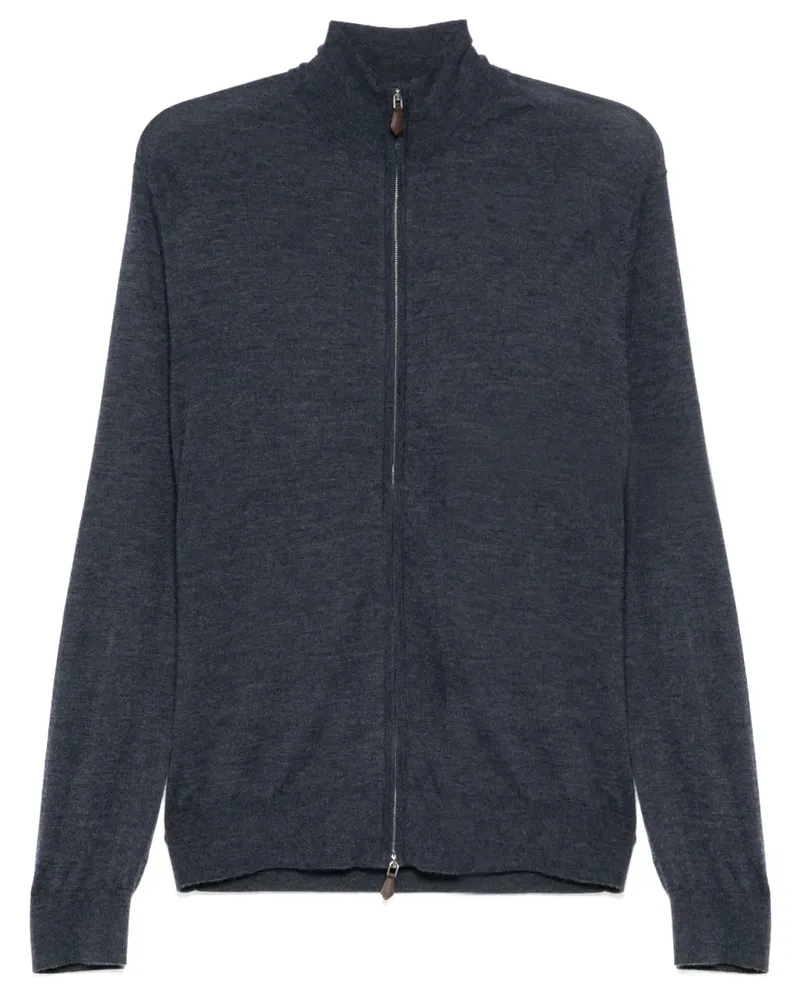 N.Peal Hyde FG Pullover mit Reißverschluss - Blau Blau
