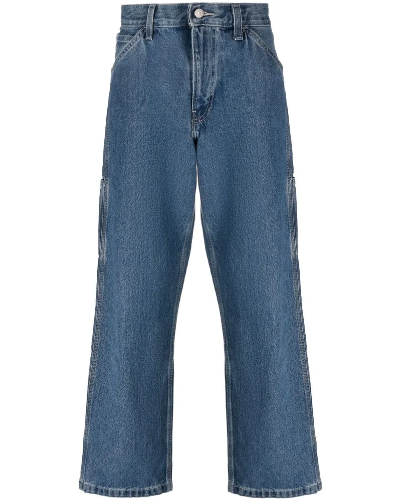 Levi's Weite Hose mit Patch-Detail - Blau Blau