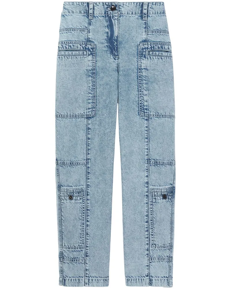 Proenza Schouler Gerade High-Rise-Jeans - Blau Blau