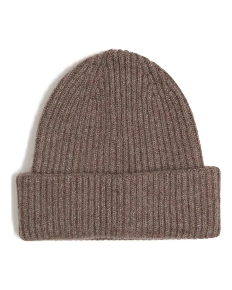 Fedeli Gerippte Beanie - Braun Braun