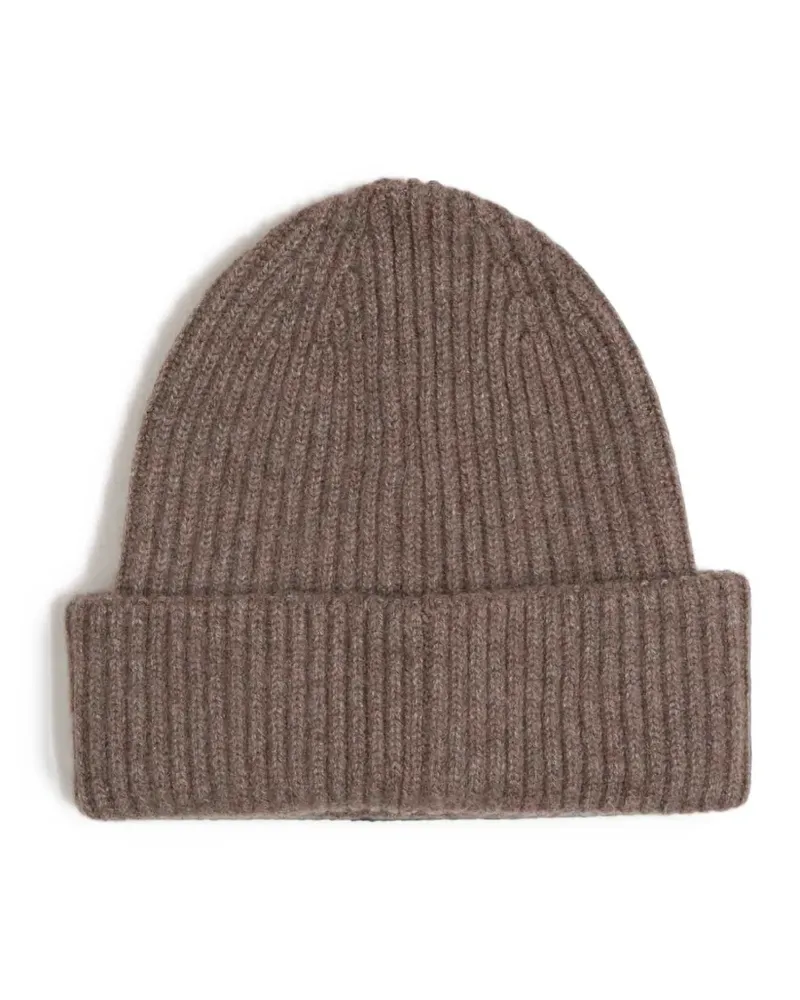 Fedeli Gerippte Beanie - Braun Braun