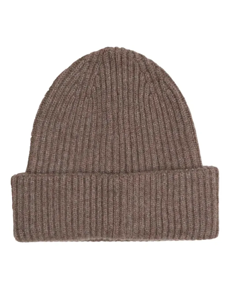 Fedeli Gerippte Beanie - Braun Braun