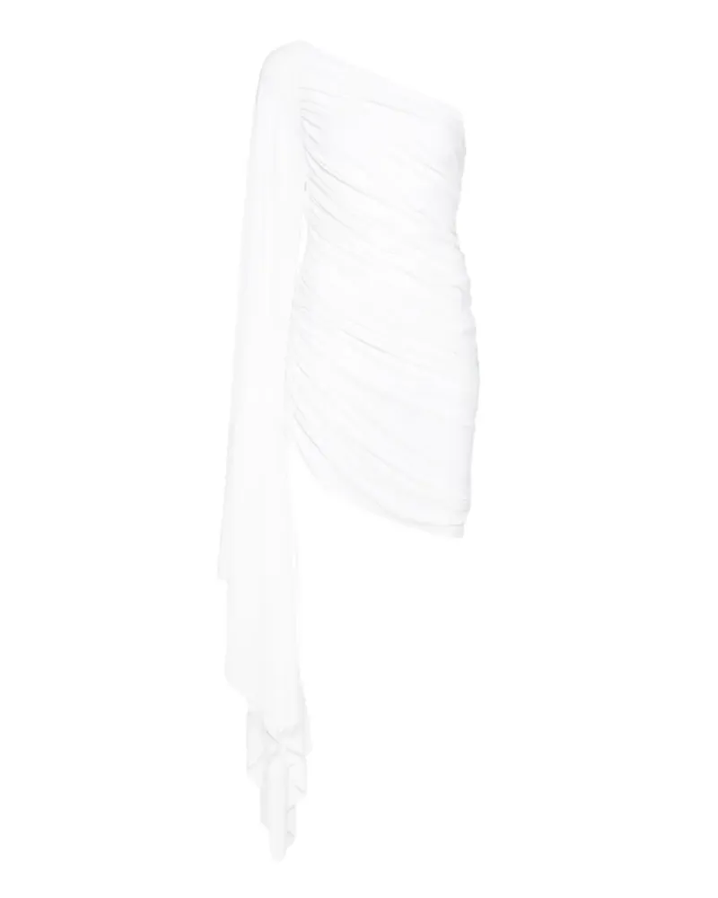 Norma Kamali Diana ruched-finish dress - Weiß Weiß
