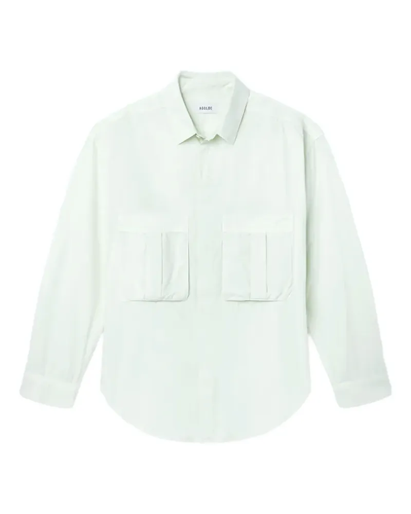 AGOLDE flap pocket shirt - Grün Grün