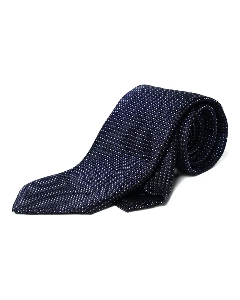 Ermenegildo Zegna polka-dot tie - Blau Blau