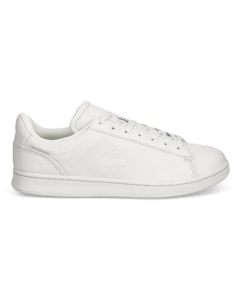 Lacoste Carnaby Shield Sneakers mit Logo - Weiß Weiß