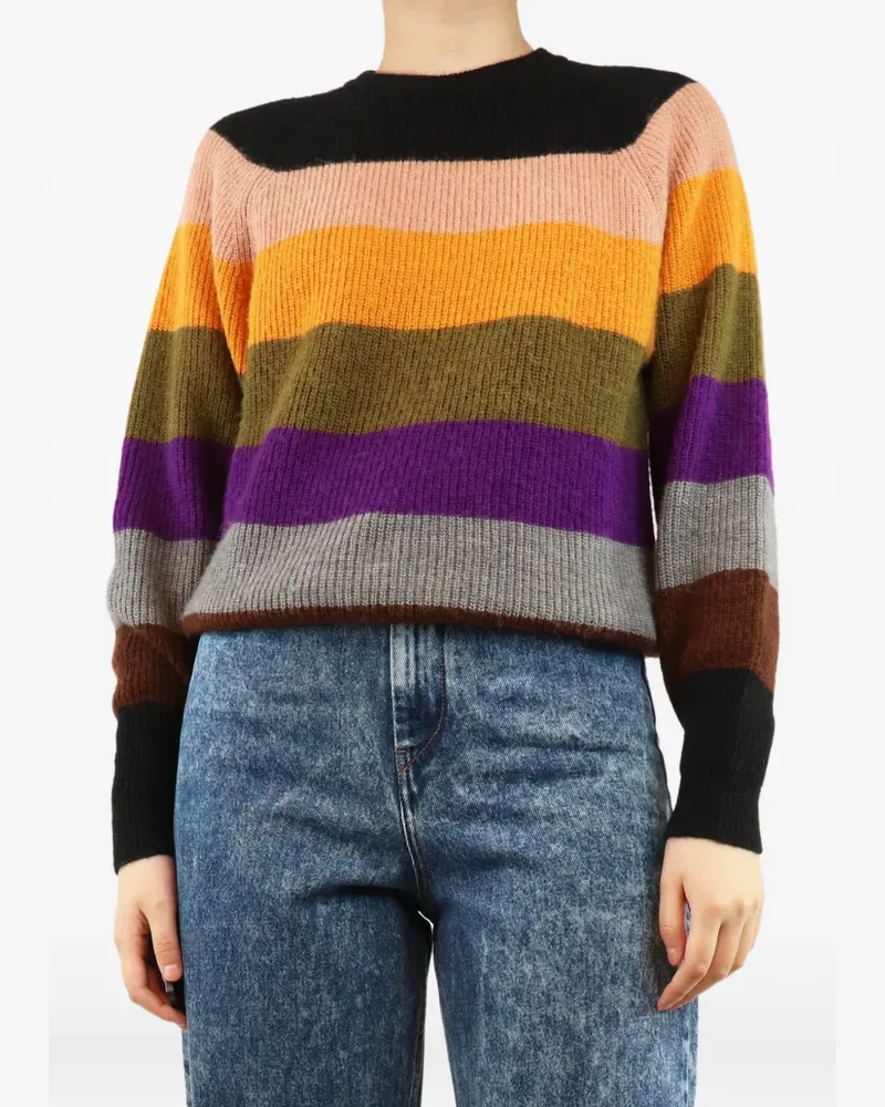 La DoubleJ striped sweater - Orange Orange