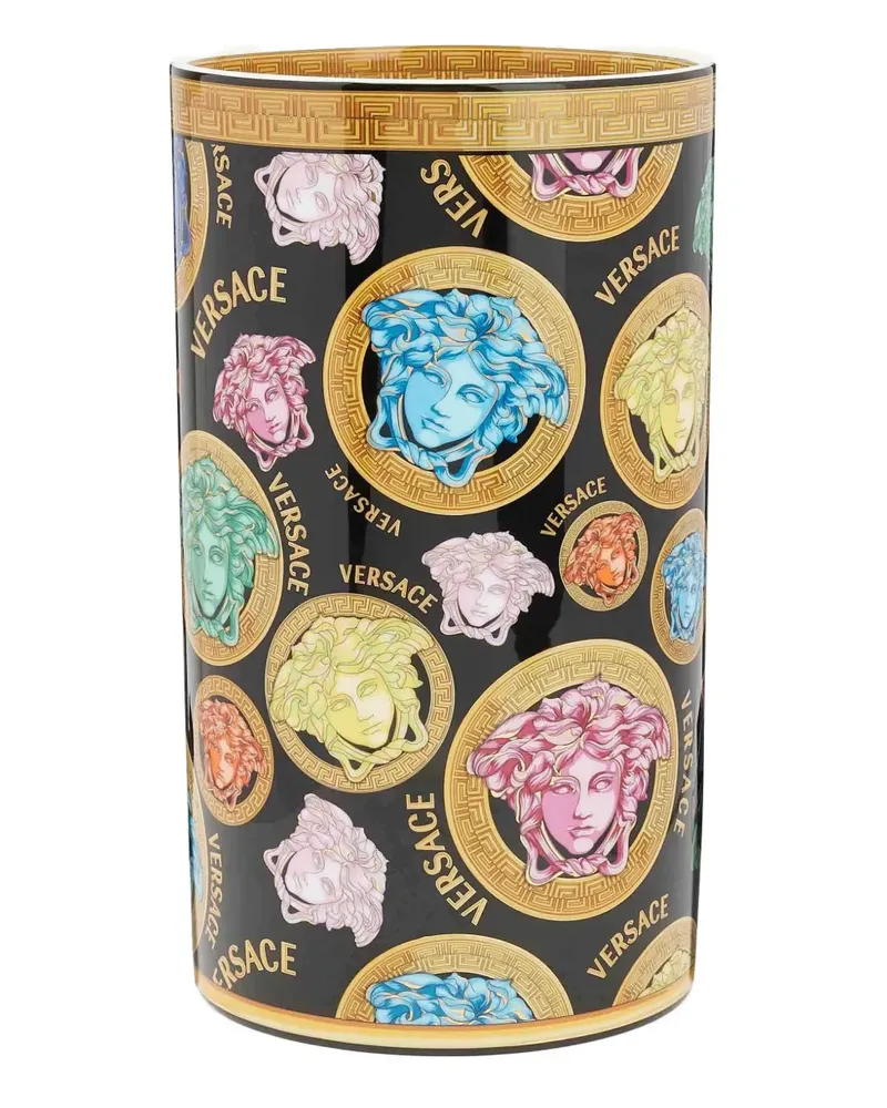 Versace Medusa Amplified Vase (30cm) - Schwarz Schwarz