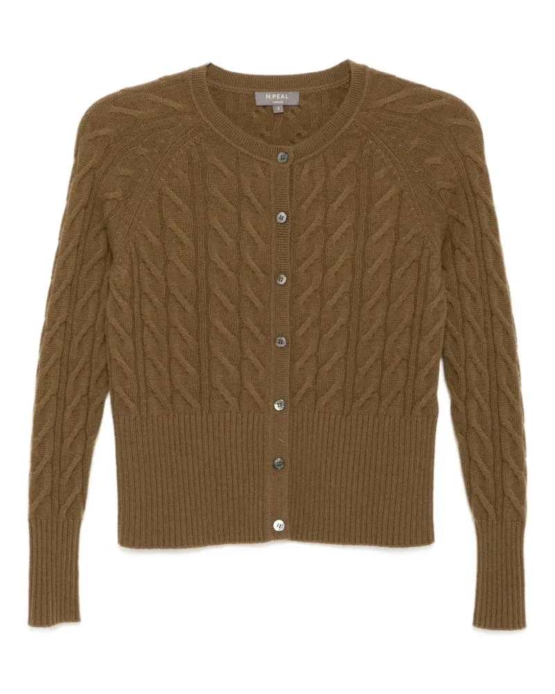 N.Peal Myla Cardigan - Braun Braun
