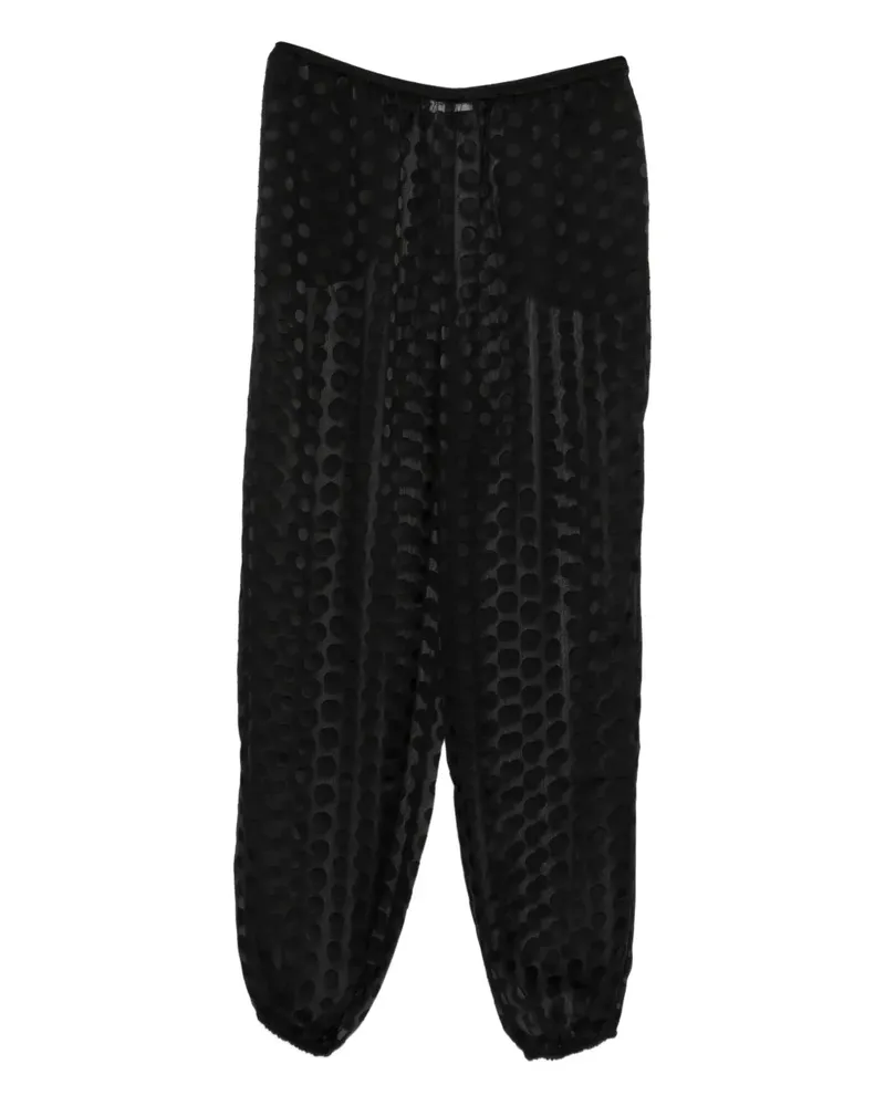 FRANKIE Shop Orissa sheer-finish baloon trousers - Schwarz Schwarz
