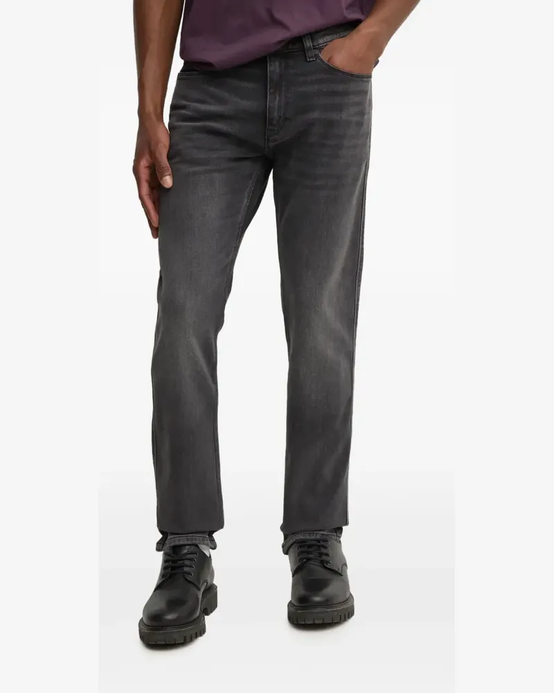 HUGO BOSS Jeans mit Knopfverschluss - Grau Grau