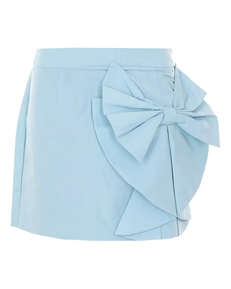 Essentiel Joyous bow-detail mini skirt - Blau Blau
