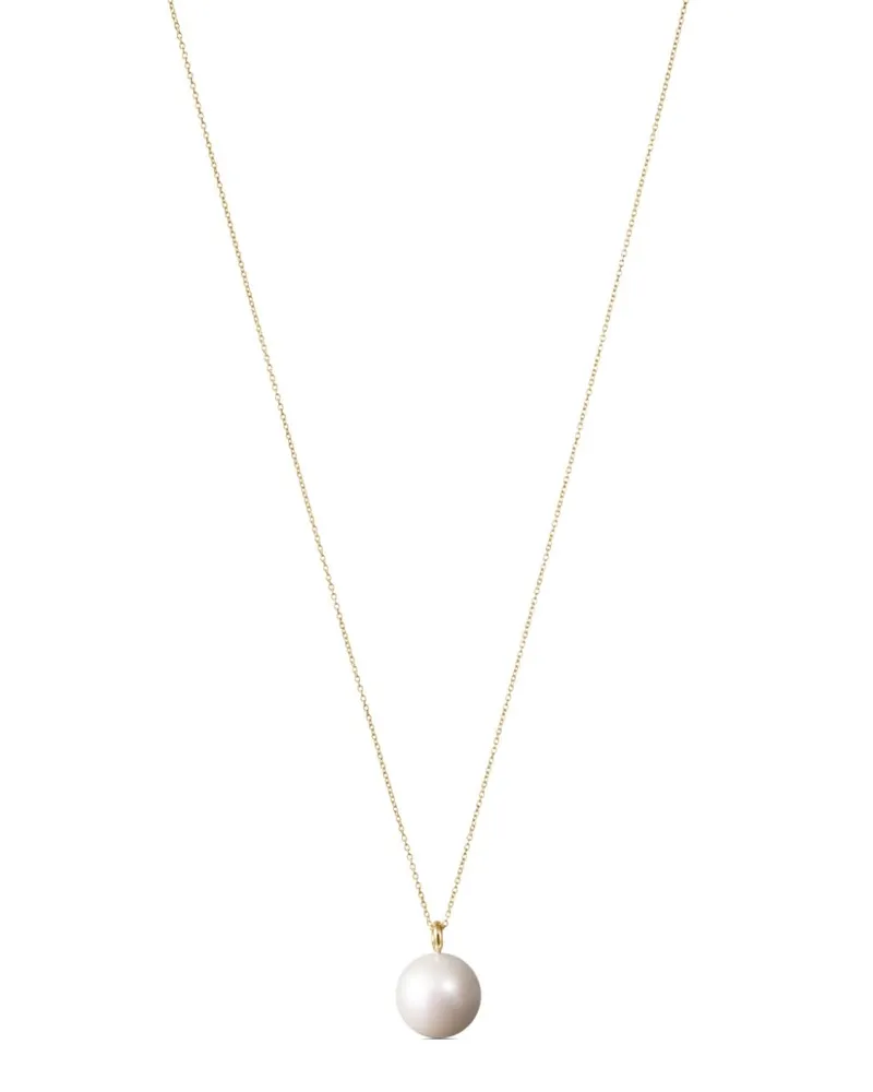 Sophie Bille Brahe 14kt recycelte L'Adorable Gelbgoldhalskette mit Süßwasserperlen Gold