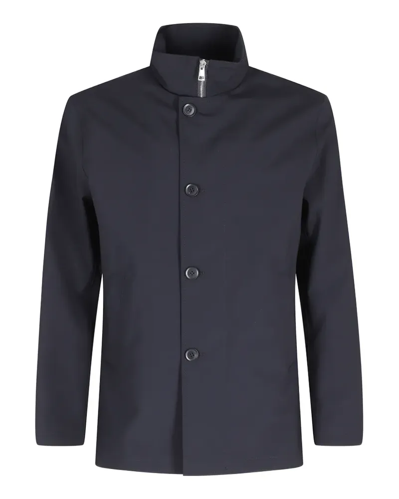 DUNO Solus button zip jacket - Blau Blau
