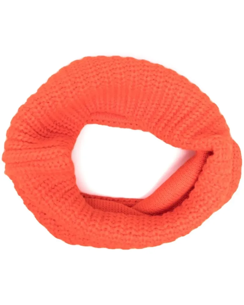 Dsquared2 Schal mit Logo-Patch - Orange Orange