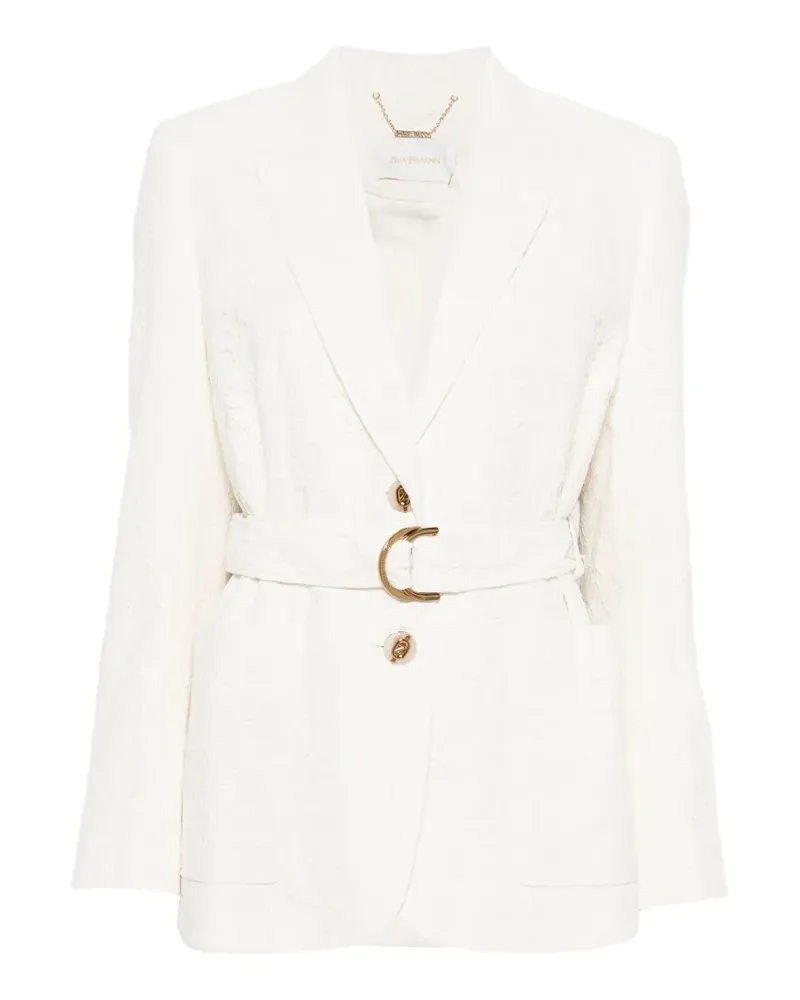 Zimmermann Luna Blazer mit Gürtel - Nude Nude