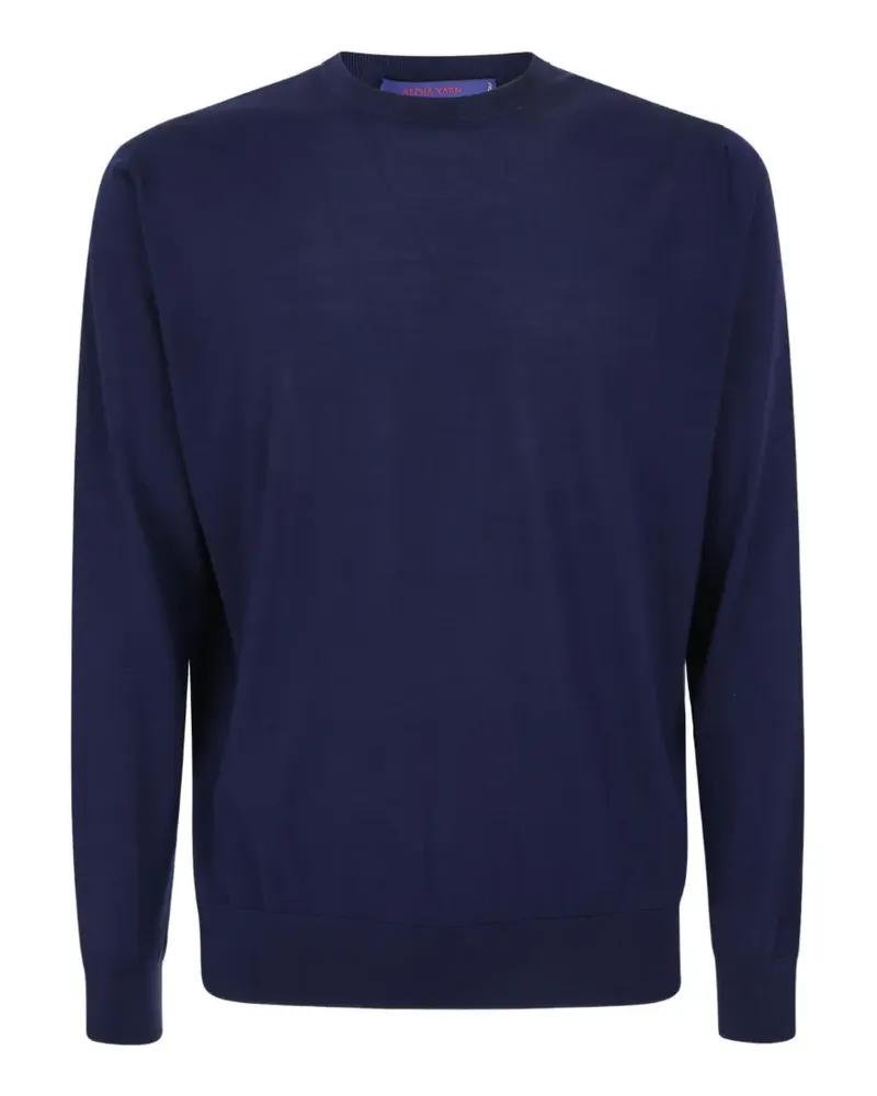 Stefano Ricci Pullover mit Rundhalsausschnitt - Blau Blau