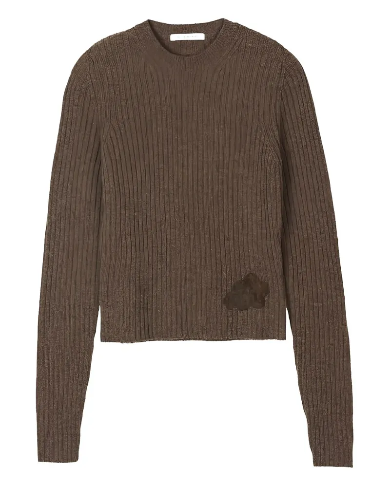 Cecilie Bahnsen Gerippter Blas Nordic Pullover - Braun Braun