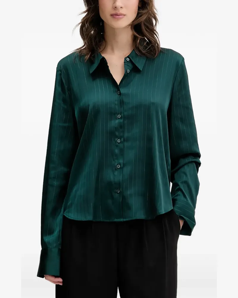 HUGO BOSS Hemd mit Nadelstreifen - Grün Grün