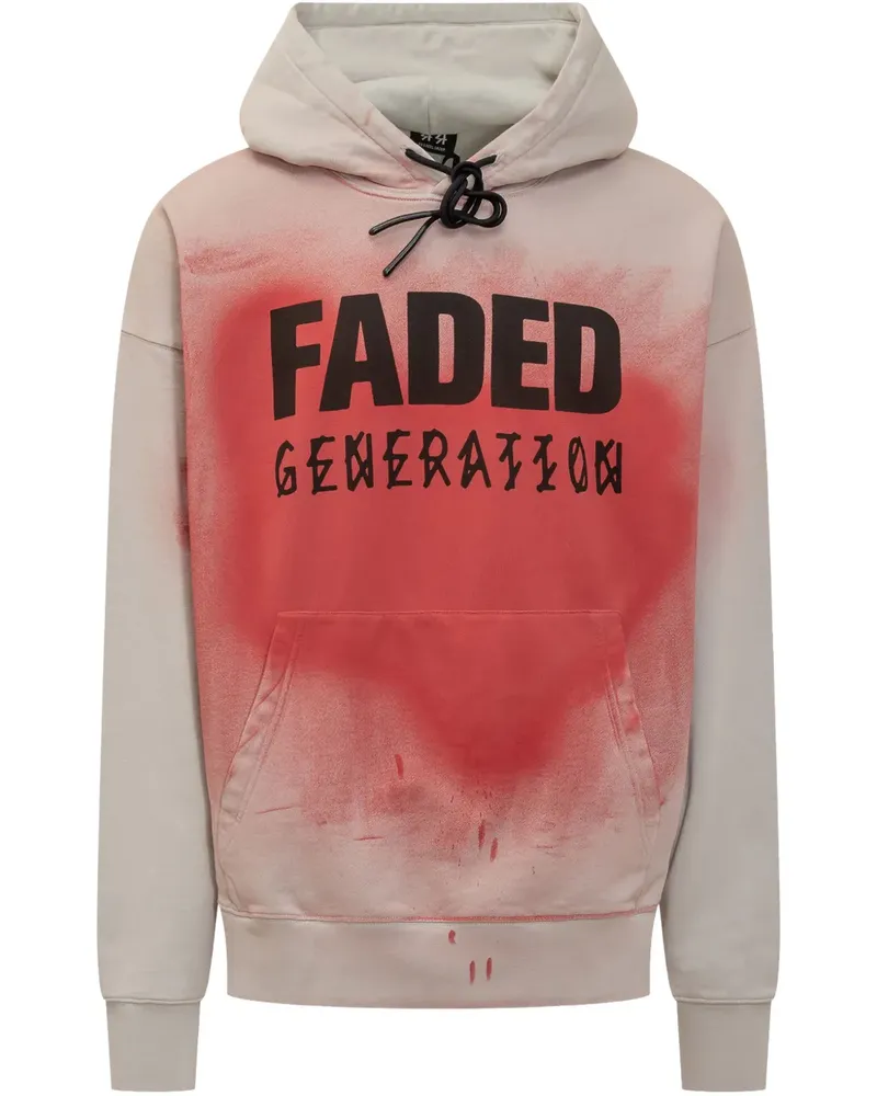 44 LABEL GROUP Faded Generation Hoodie - Nude Nude