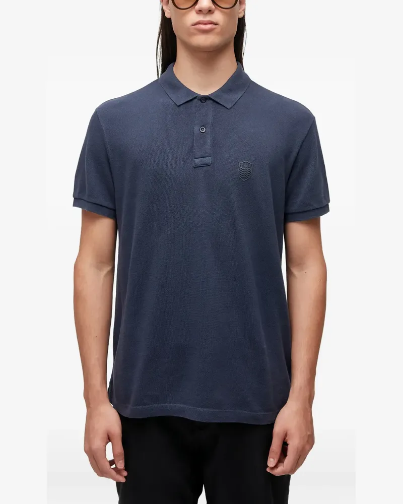 Osklen Poloshirt mit Logo - Blau Blau