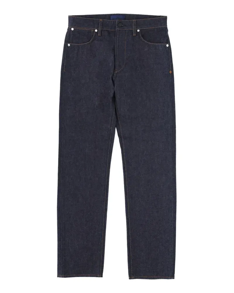 Stone Island straight-leg denim jeans - Blau Blau