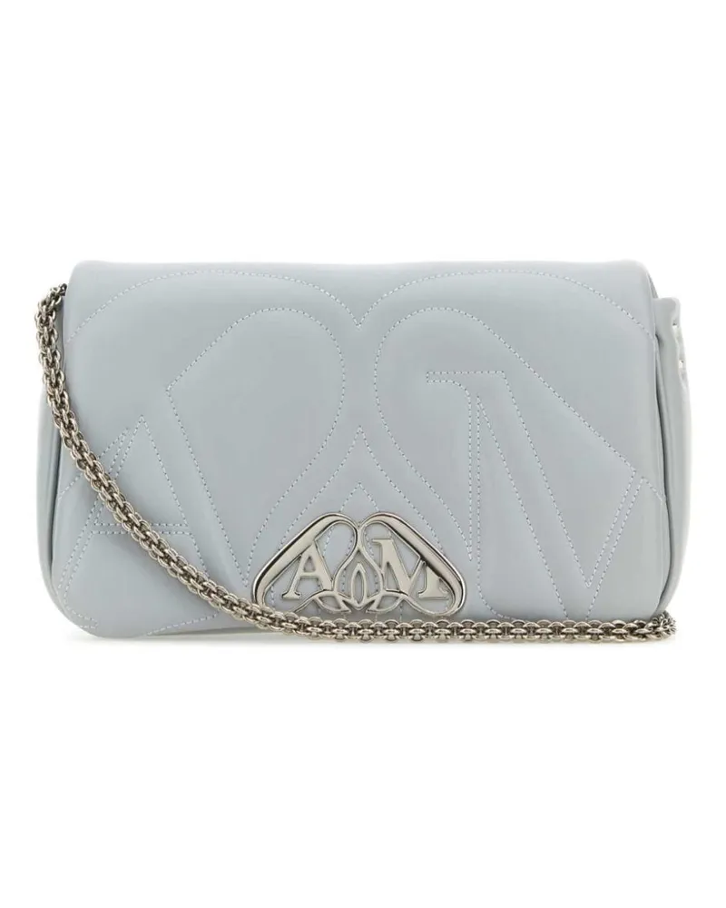 Alexander McQueen Kleine The Seal Schultertasche - Grau Grau