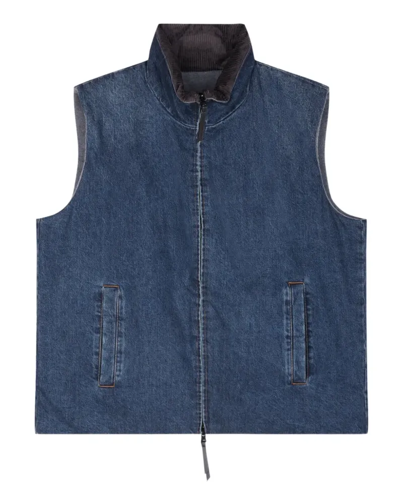 JNBY Ausgeblichene Jeansweste - Blau Blau