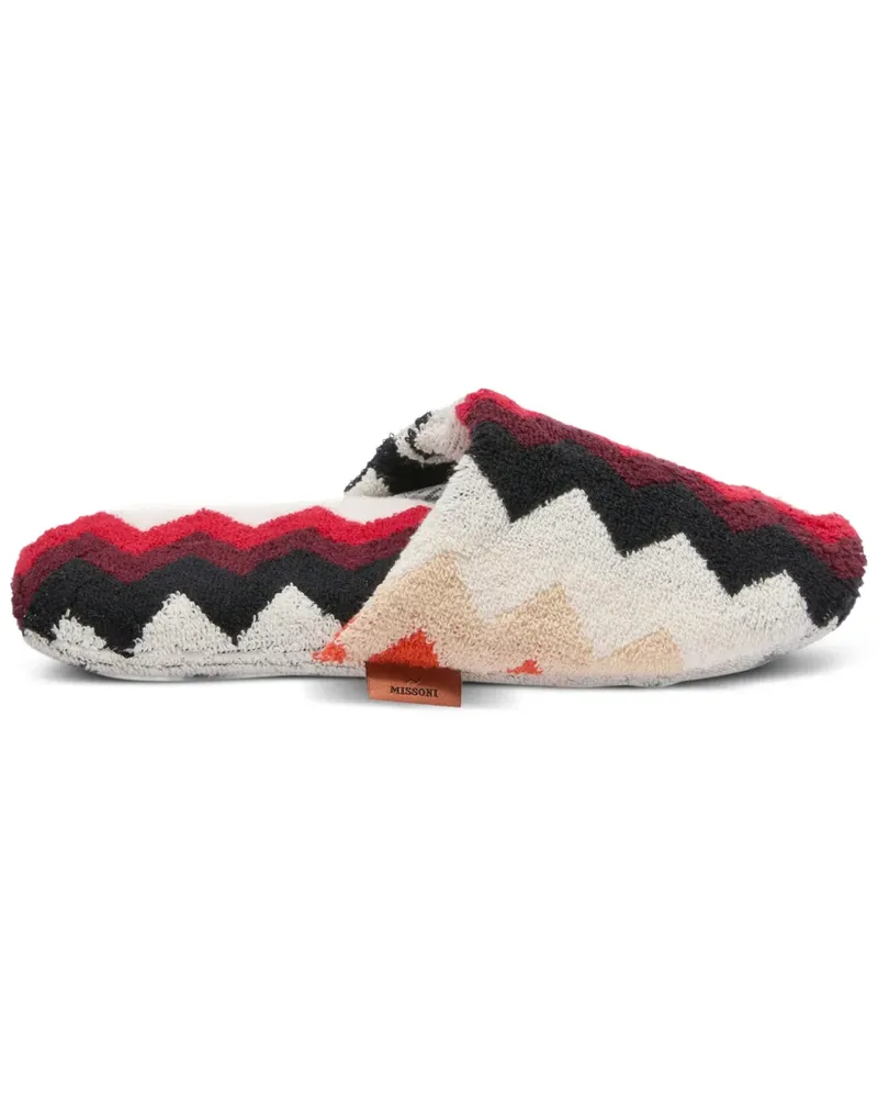 Missoni Home Slipper mit Zickzackmuster - Rot Rot