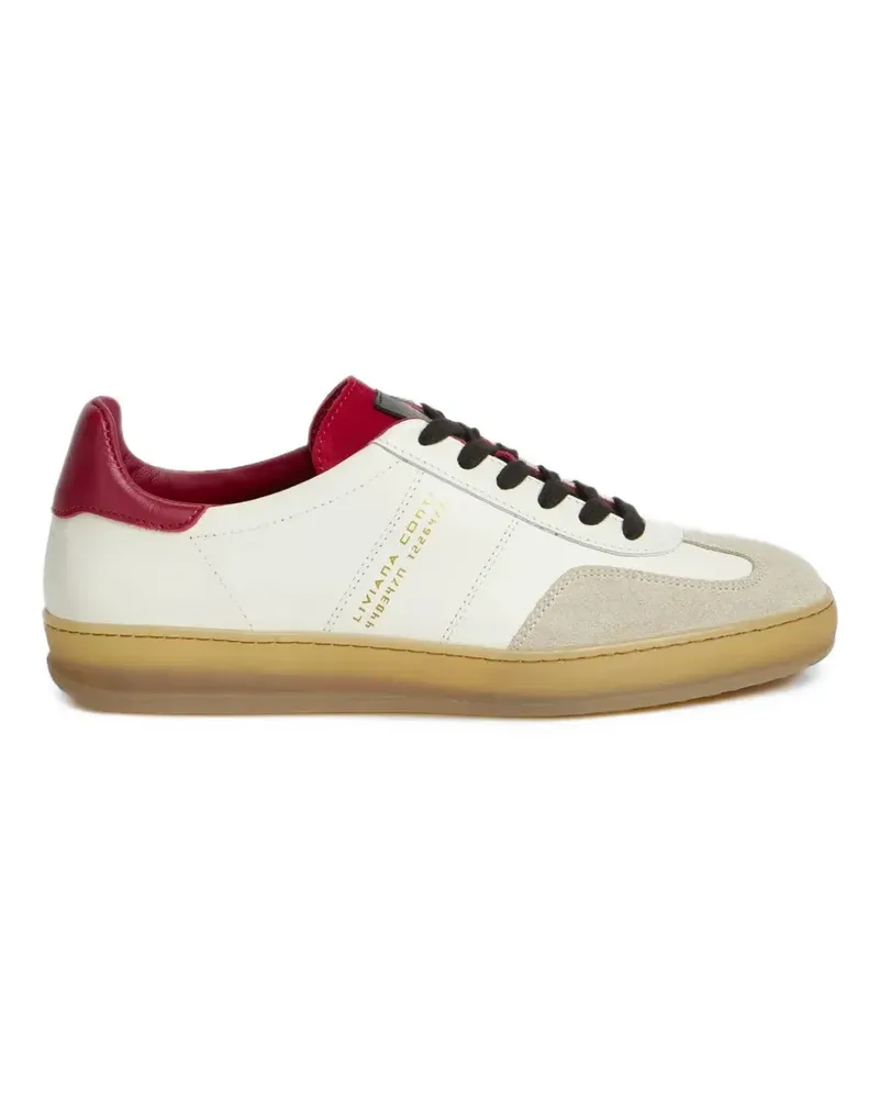 Liviana Conti Aria Sneakers mit Logo-Print - Weiß Weiß