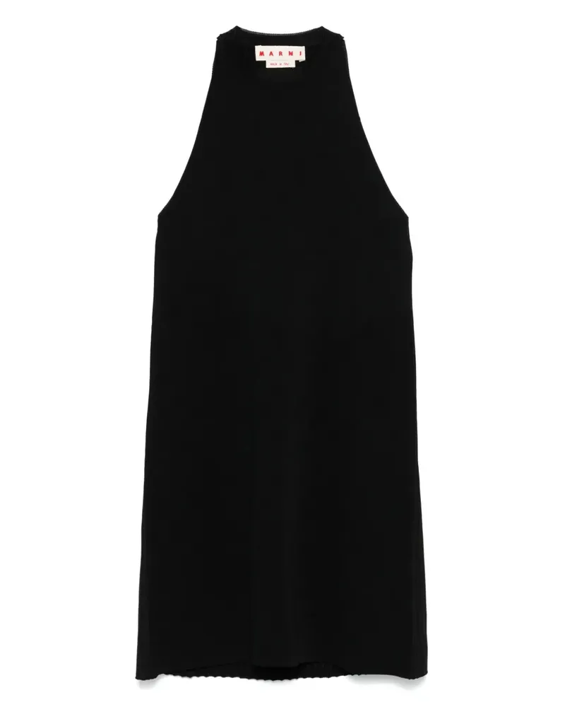 Marni Gestricktes Minikleid - Schwarz Schwarz