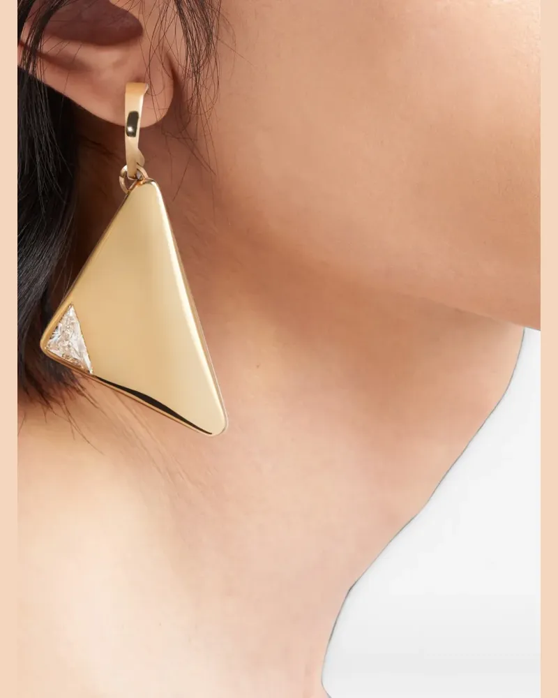 Prada Eternal Gold single laboratory-grown diamond pendant earring Gold