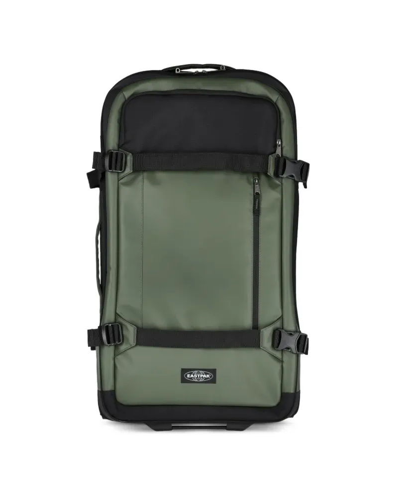 Eastpak Transit'r Pro L Rollkoffer mit Schnallenriemen - Grün Grün