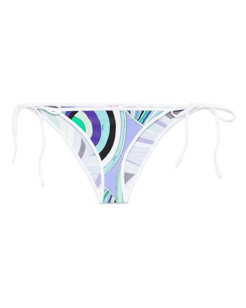 Emilio Pucci Bikinihöschen mit Print - Grün Grün