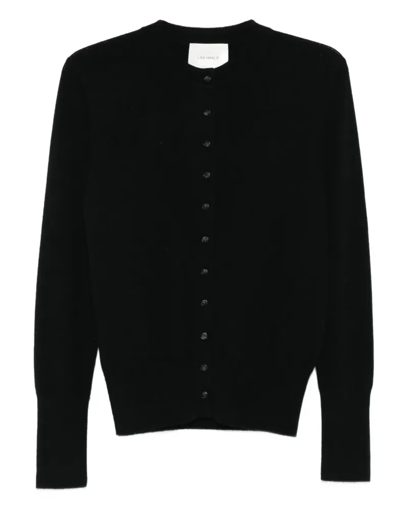 Lisa Yang button-front cardigan - Schwarz Schwarz