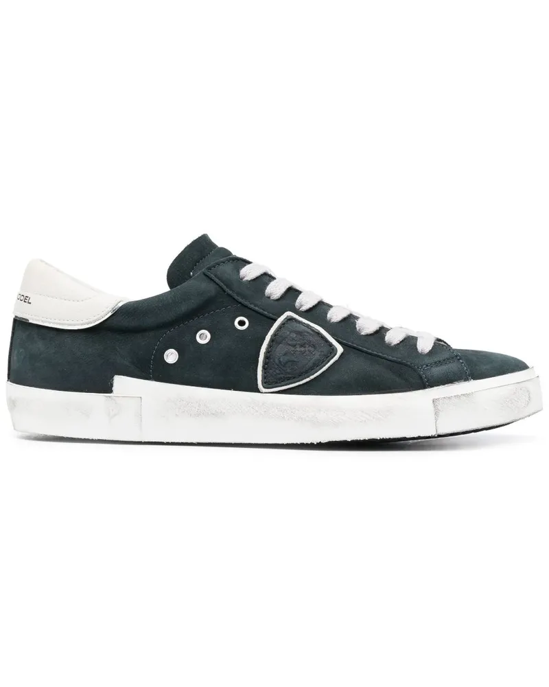 Philippe Model PRSX Sneakers aus Wildleder - Blau Blau