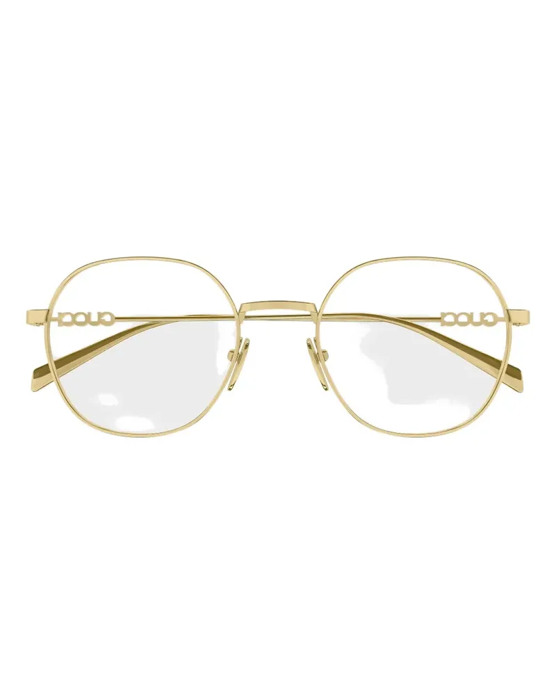 Gucci Brille mit rundem Gestell - Gold Gold
