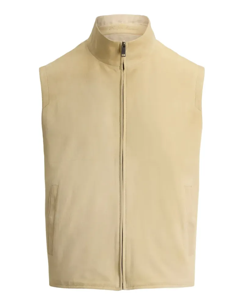 Ralph Lauren Jamison reversible suede vest - Nude Nude
