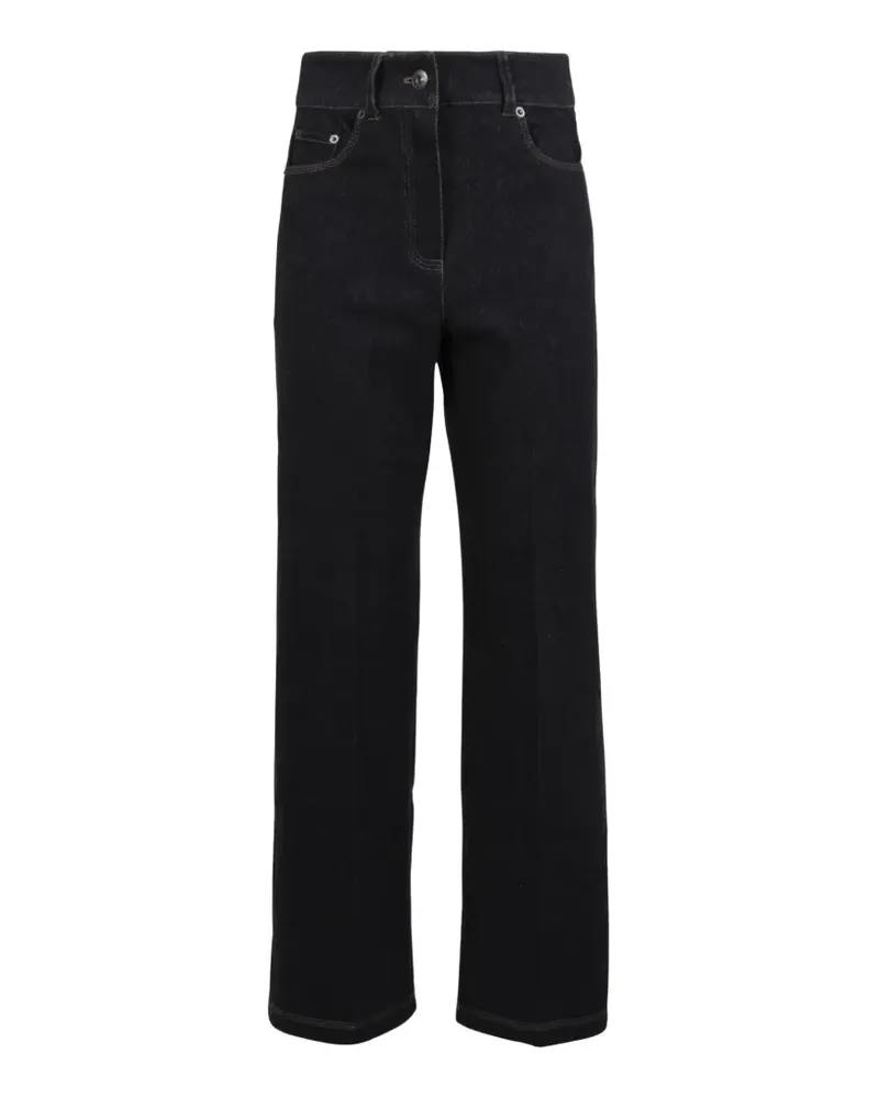 Max Mara Cropped-Jeans im Five-Pocket-Design - Blau Blau